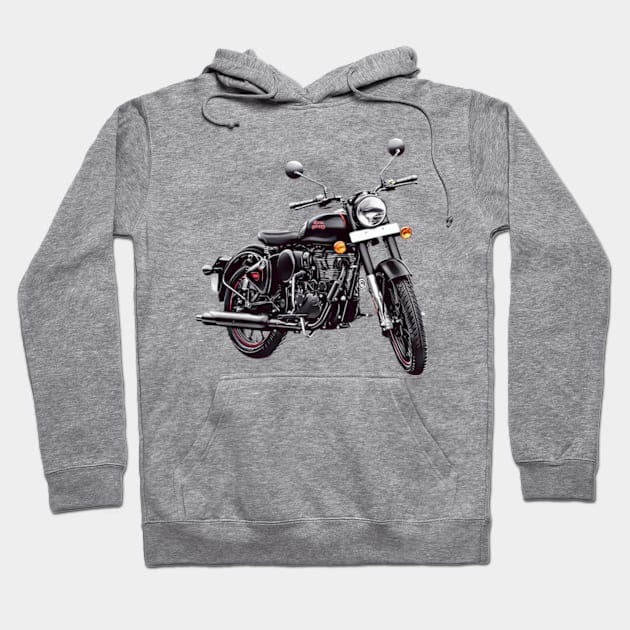 Royal Enfield Classic Hoodie by Worldengine